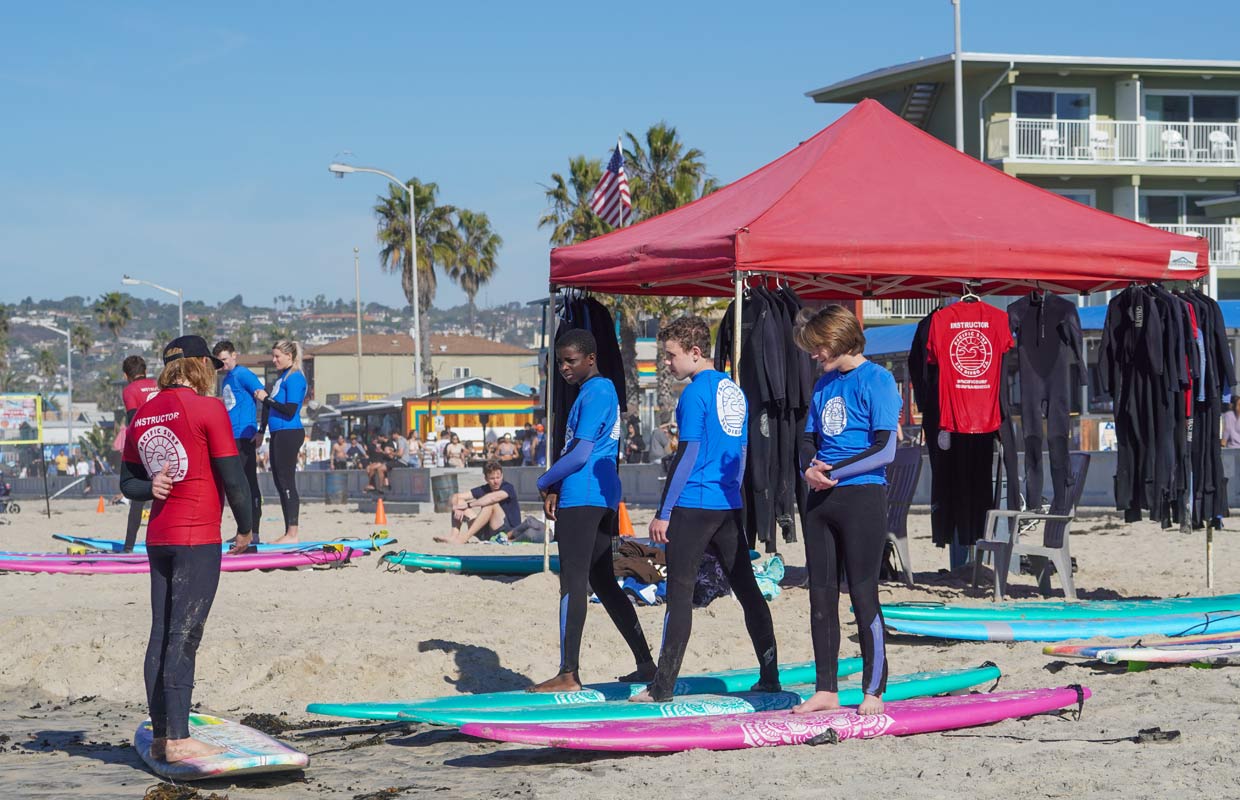 San Diego surf camp