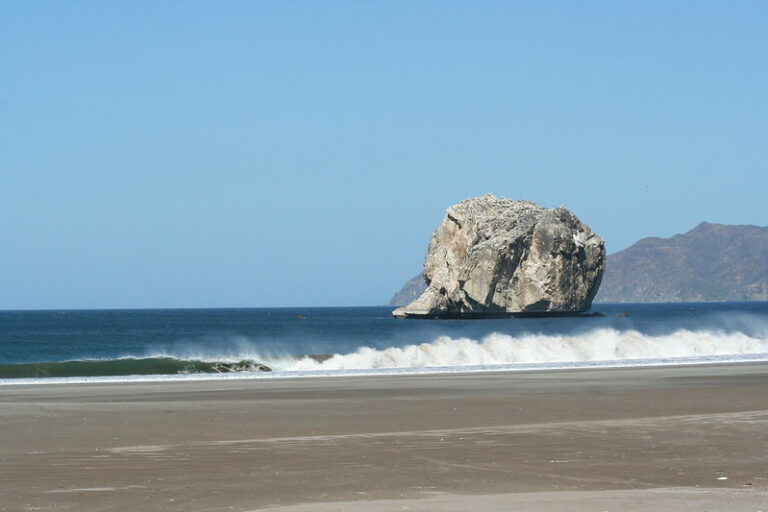 Witch’s Rock off of the coast of Playa Naranja in Costa Rica